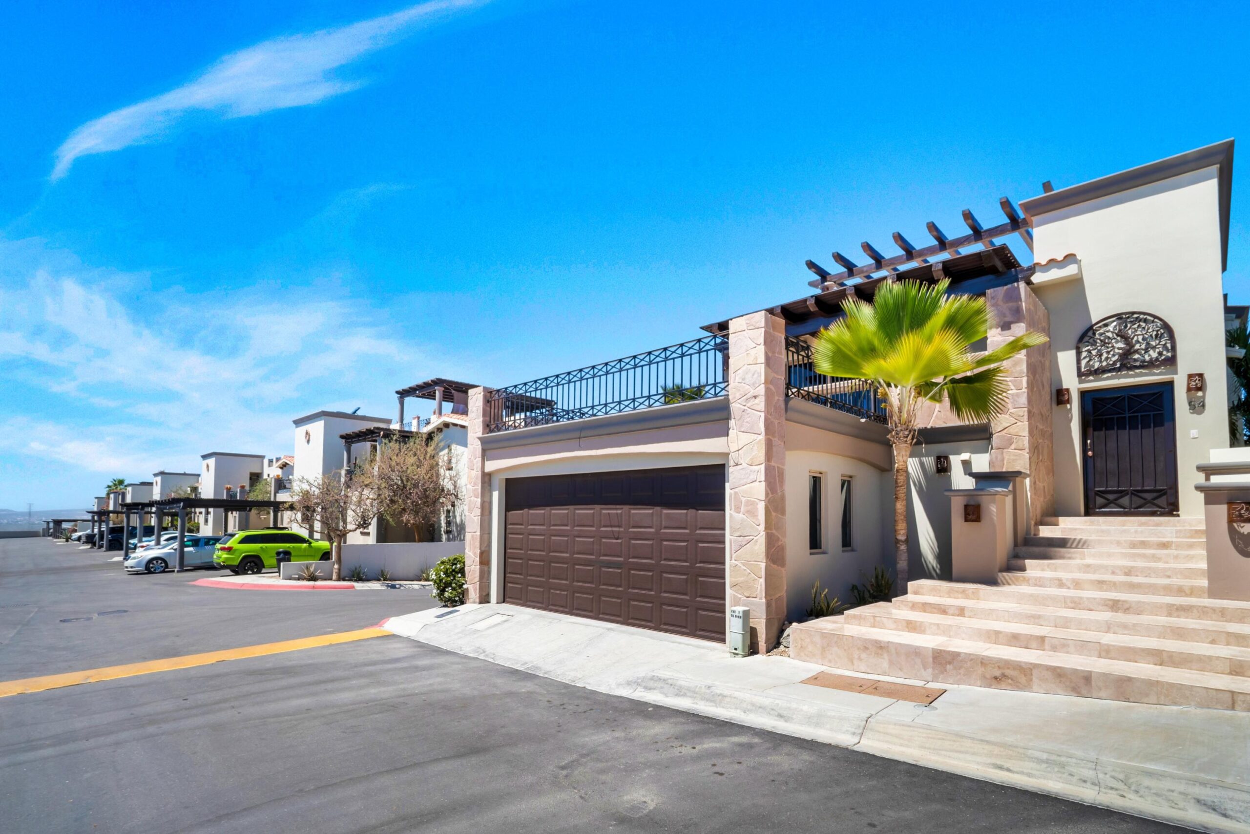 Los Cabos Solara Del Mar CASA LAURELDiscover the perfect blend of style and value with this contemporary 3-bedroom, 3.5-bathroom residence in the heart of the prestigious Solara del Mar community. Spanning 2,193 sq. ft. of air-conditioned luxury, this completed home features elegant Travertine floors, a private garden, and a stunning rooftop terrace with secondary for sale
