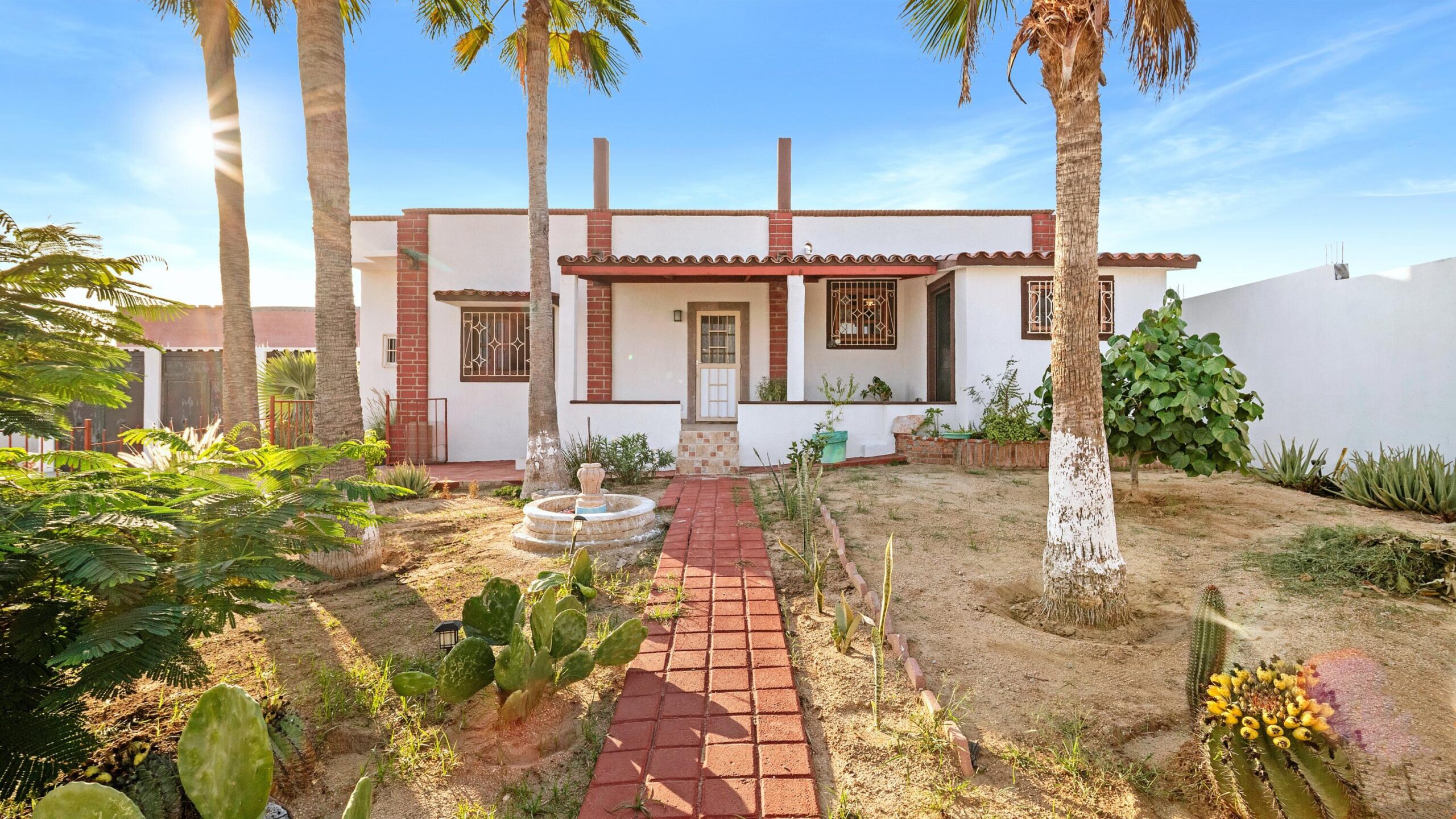 Los Cabos Lomas Del Pacifico If you're looking for a home that captures true Mexican charm, this is it. This 2-bedroom, 2-bath home plus office sits on a large 804 m² lot on the Pacific side of Cabo, where you'll enjoy the cool ocean breezes and relaxed coastal living. The home features warm, traditional finishes, open living spaces, and a spacious 3-car garage—perfect for vehicles, storage, or a workshop. The generous lot offers plenty of room to expand or create your dream outdoor retreat. Located in a peaceful area just minutes from the beach and downtown Cabo San Lucas, this property is ideal as a full-time residence, vacation getaway, or investment opportunity. Experience authentic Baja living—where every sunset feels like home. for sale